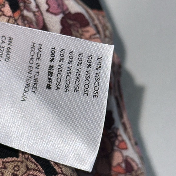 Anthropologie Paisley Mini Skirt - Black and Red - Picture 10 of 10